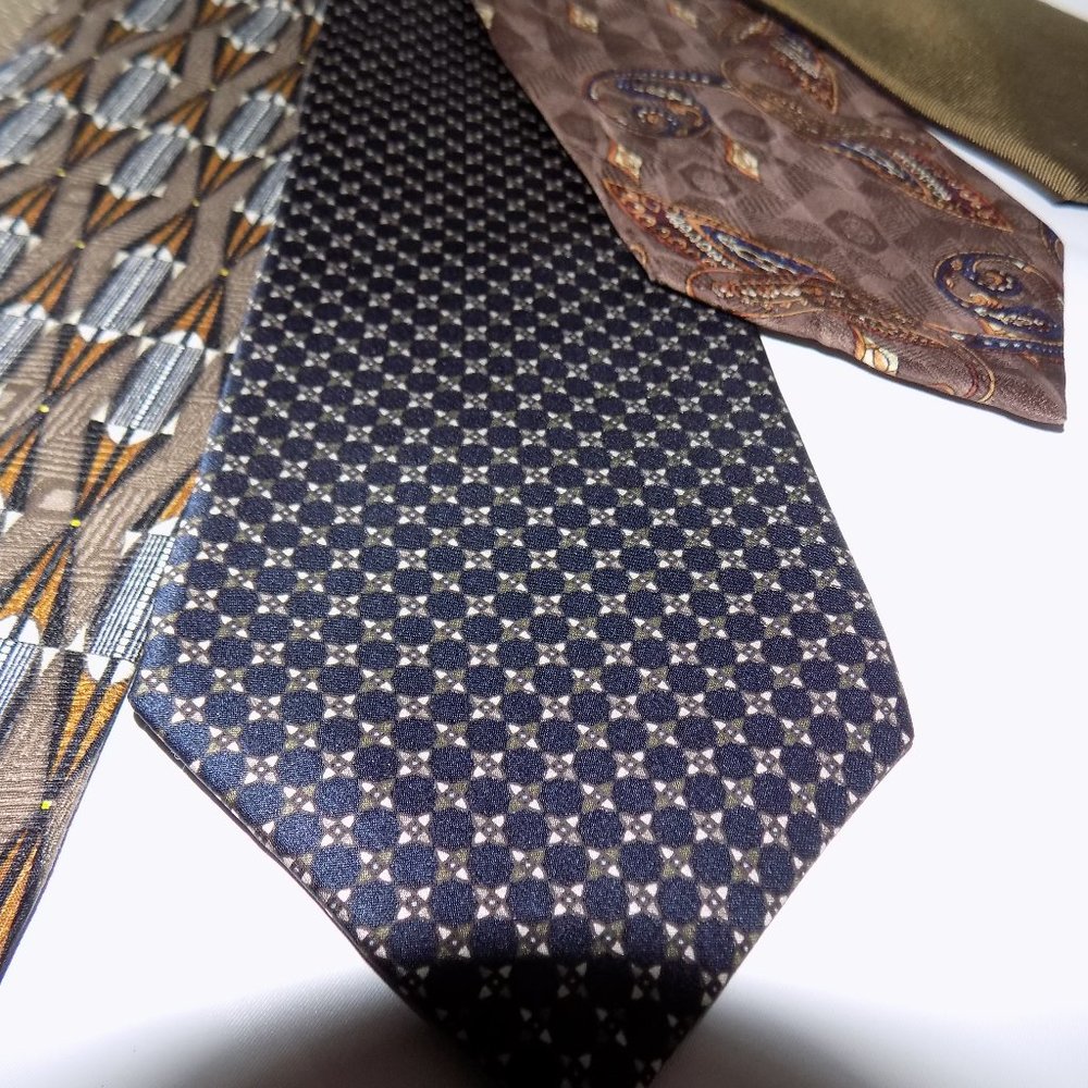 Jones New York / Zylos / Clay Brooke Ties Lot of 5 - Picture 4 of 7